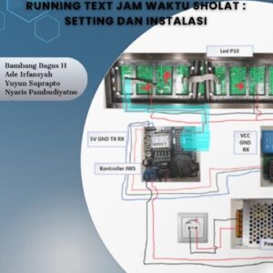 RUNNING TEXT JAM WAKTU SHOLAT : SETTING DAN INSTALASI